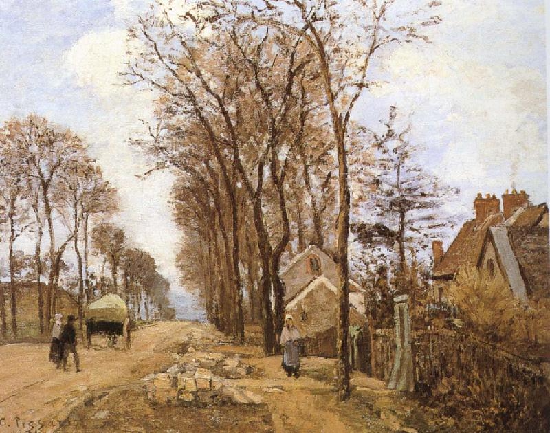 Camille Pissarro Rural road Germany oil painting art